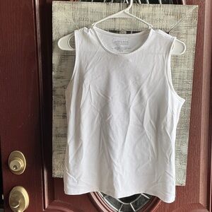 Adrienne Vittadini Elegant White Tank Top